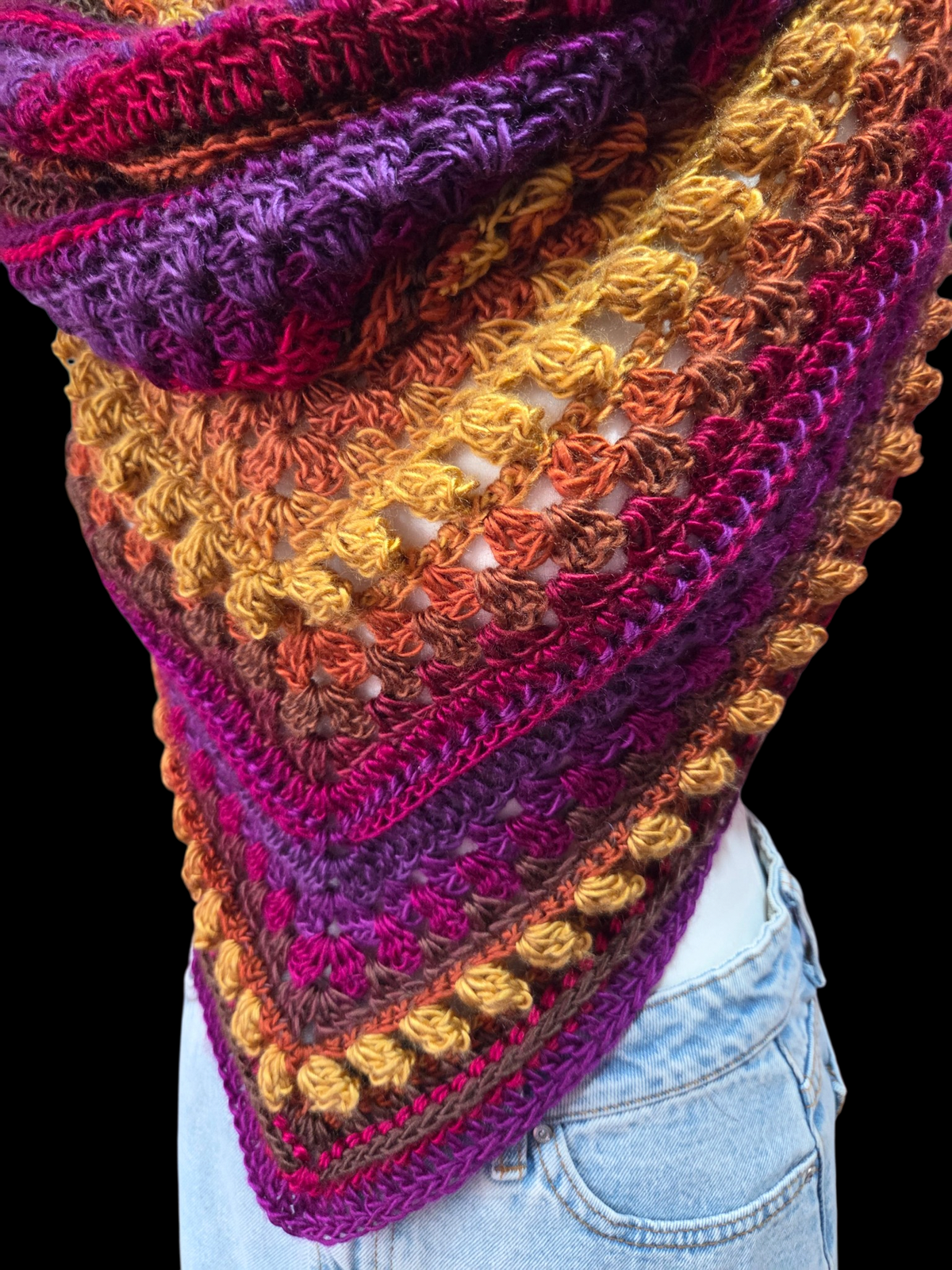 Hooded Cowl Scarf "Fantasy"