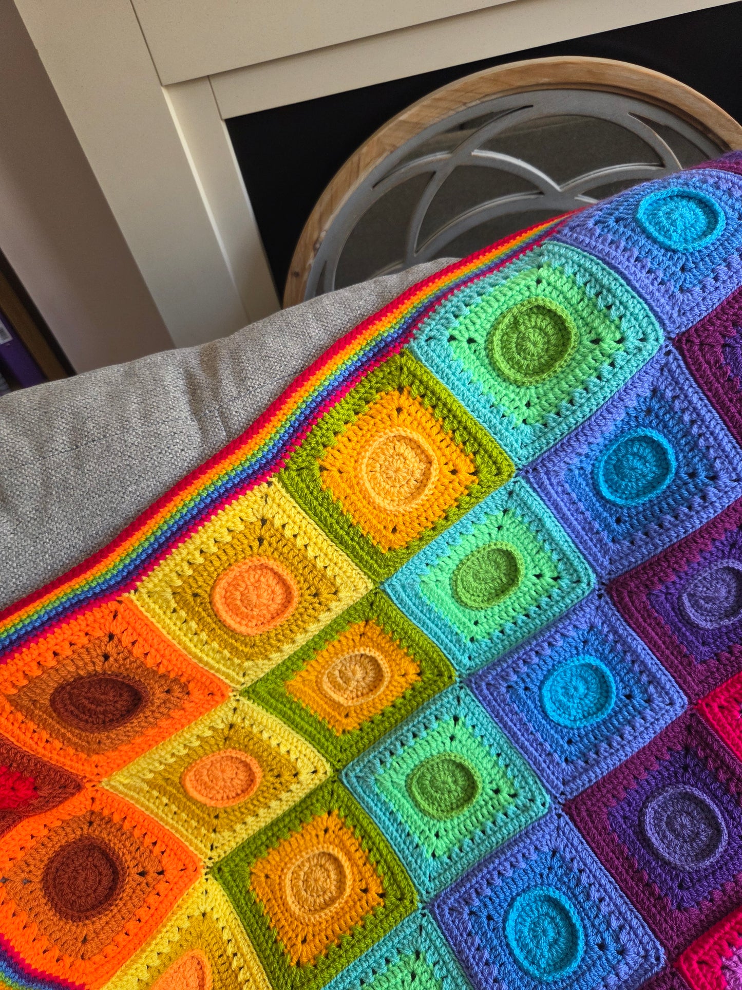 Rainbow blanket