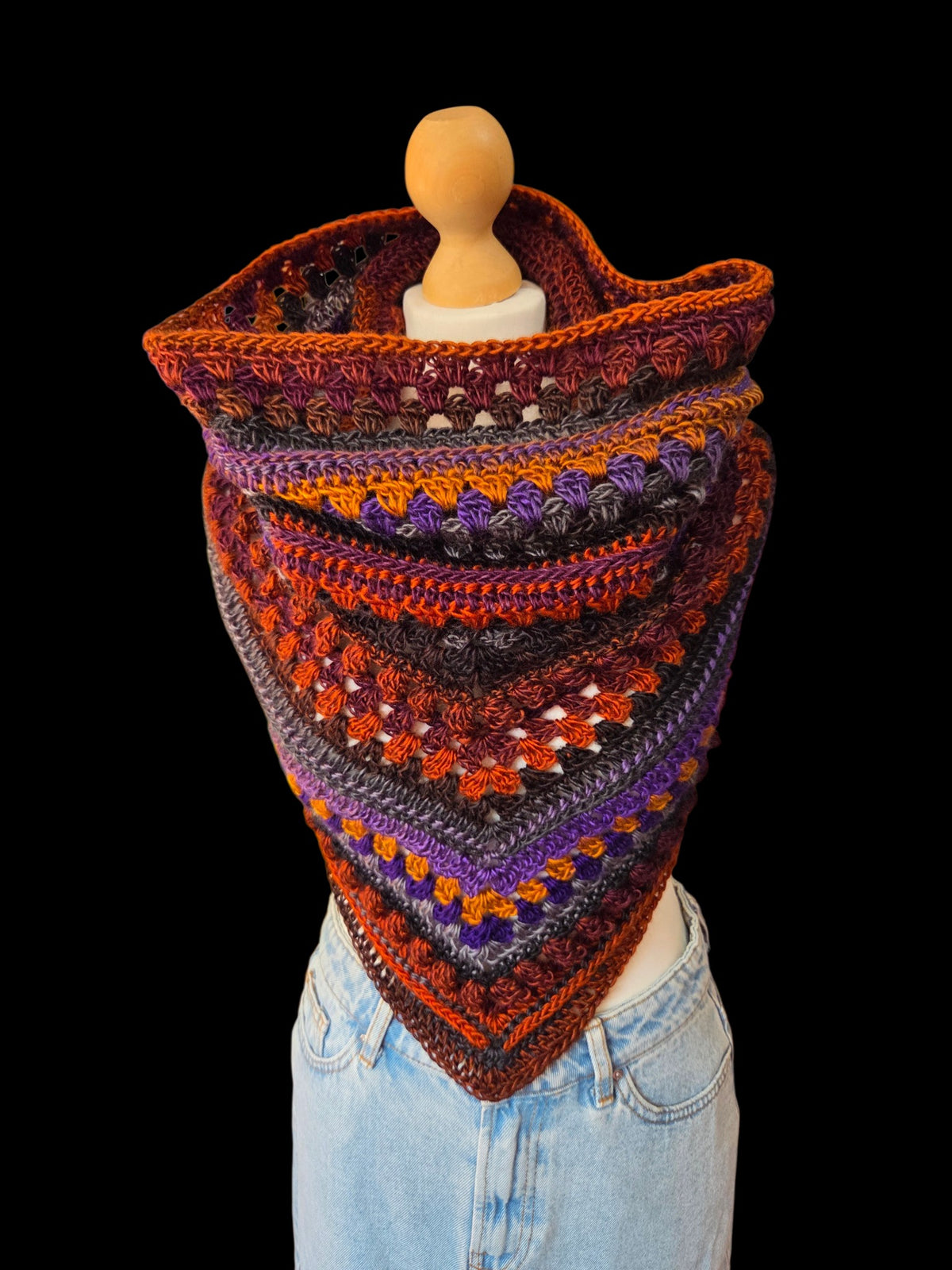 Hooded Cowl Scarf "Vamp"