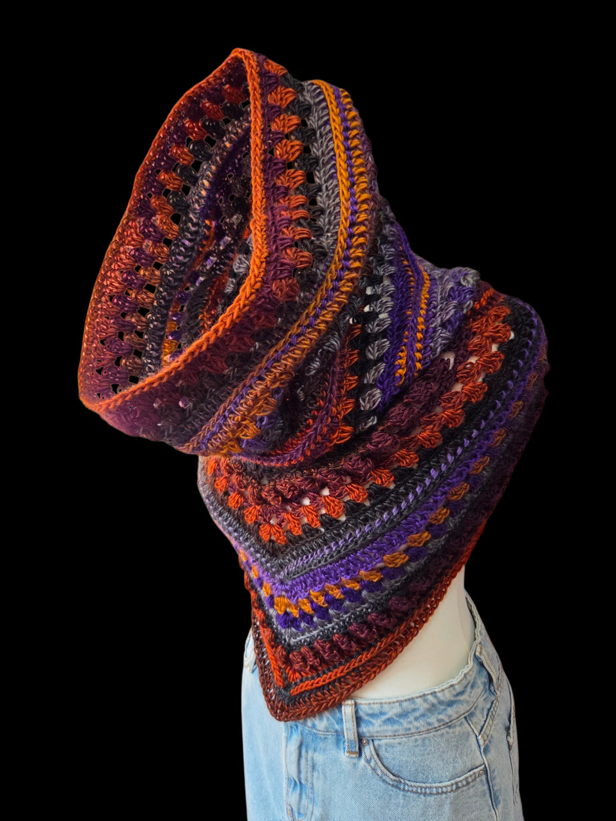 Hooded Cowl Scarf "Vamp"