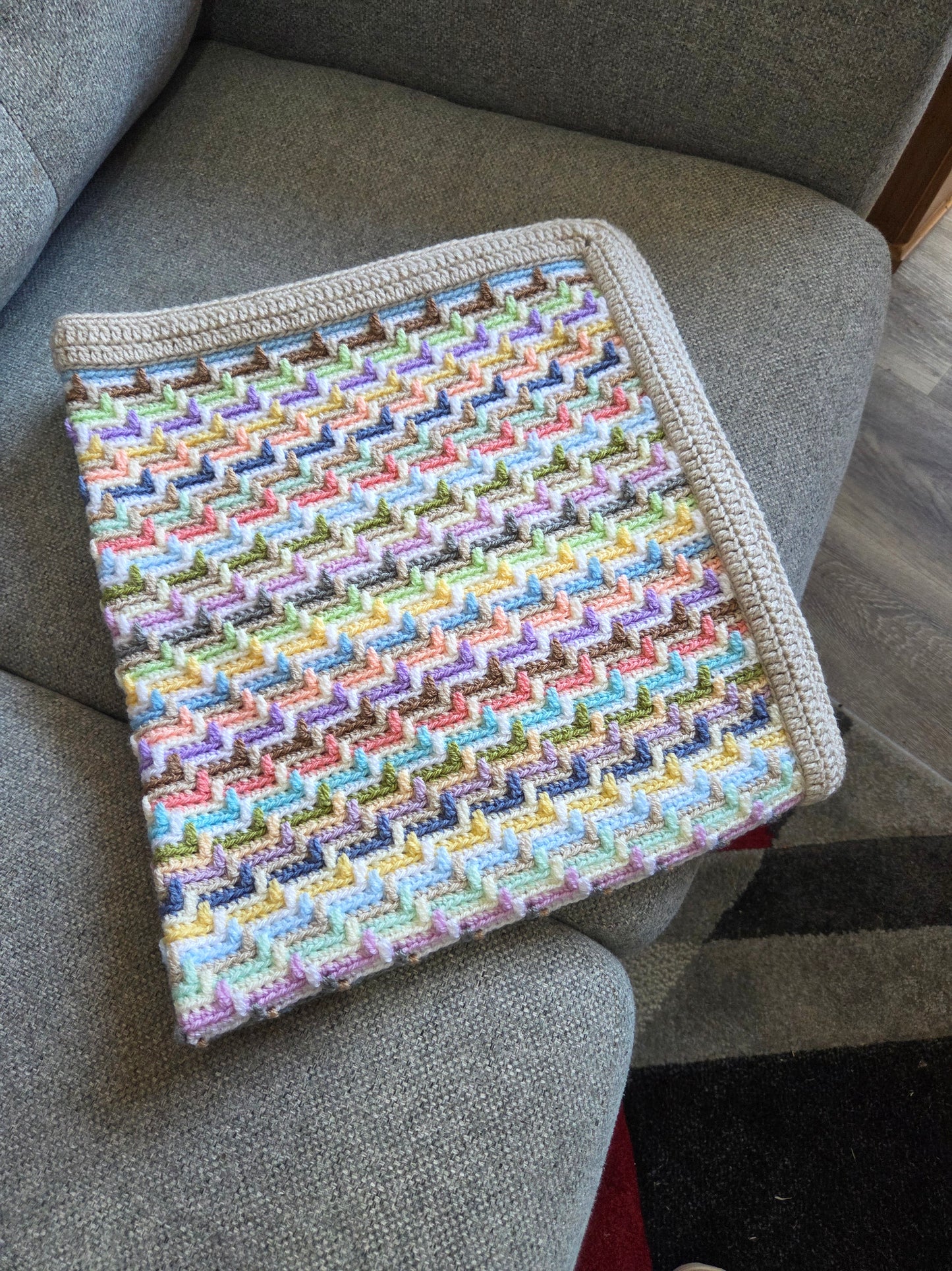 Pastels Baby Blanket