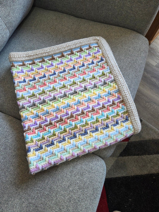 Pastels Baby Blanket