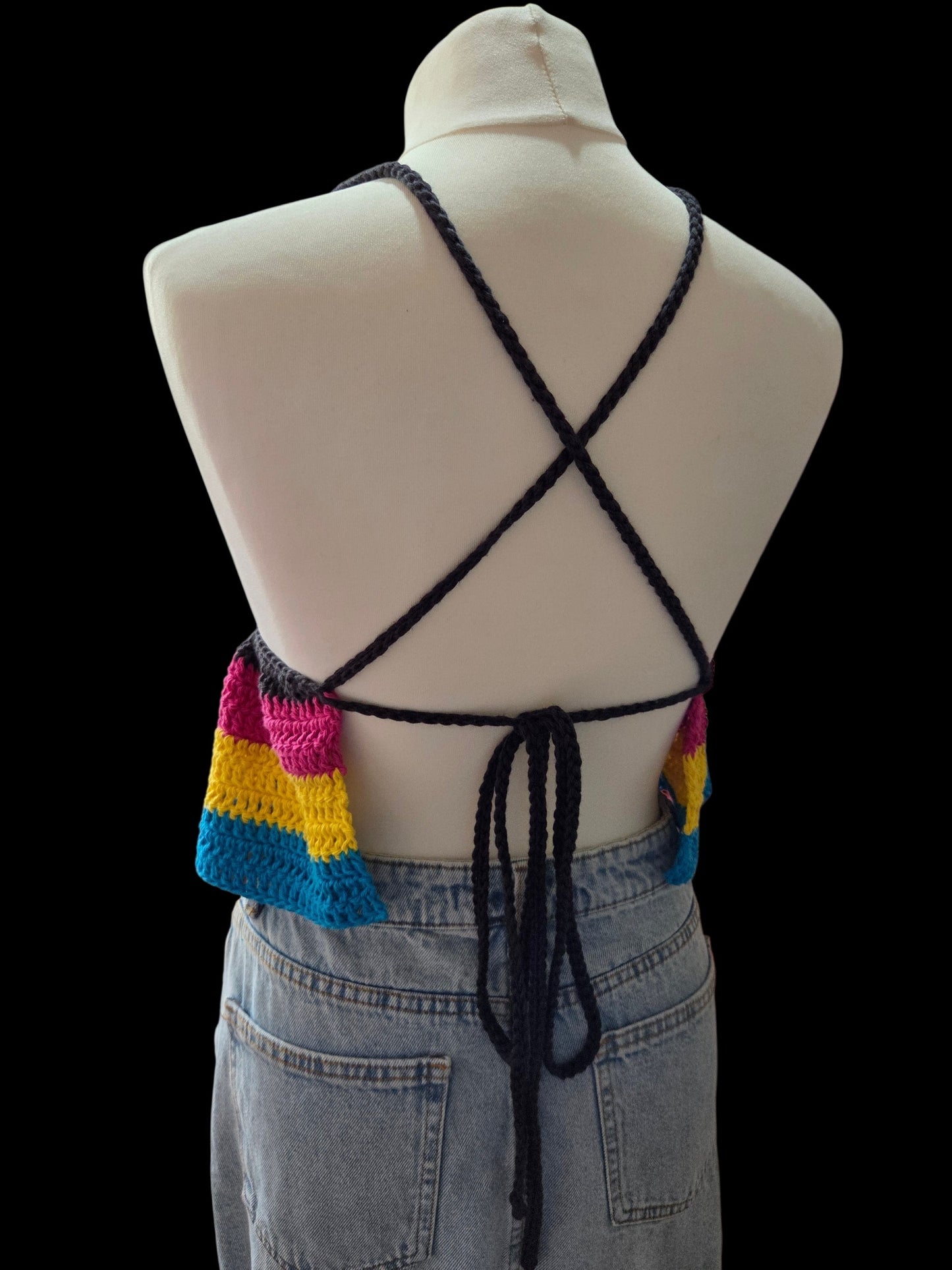 Ruffle crop top - Pride collection
